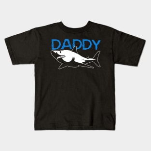 Daddy Shark' Shark Gift Kids T-Shirt